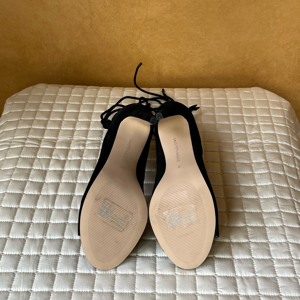 Saks Fifth Avenue Naylee Lace Up Pumps - Picture 7 of 7